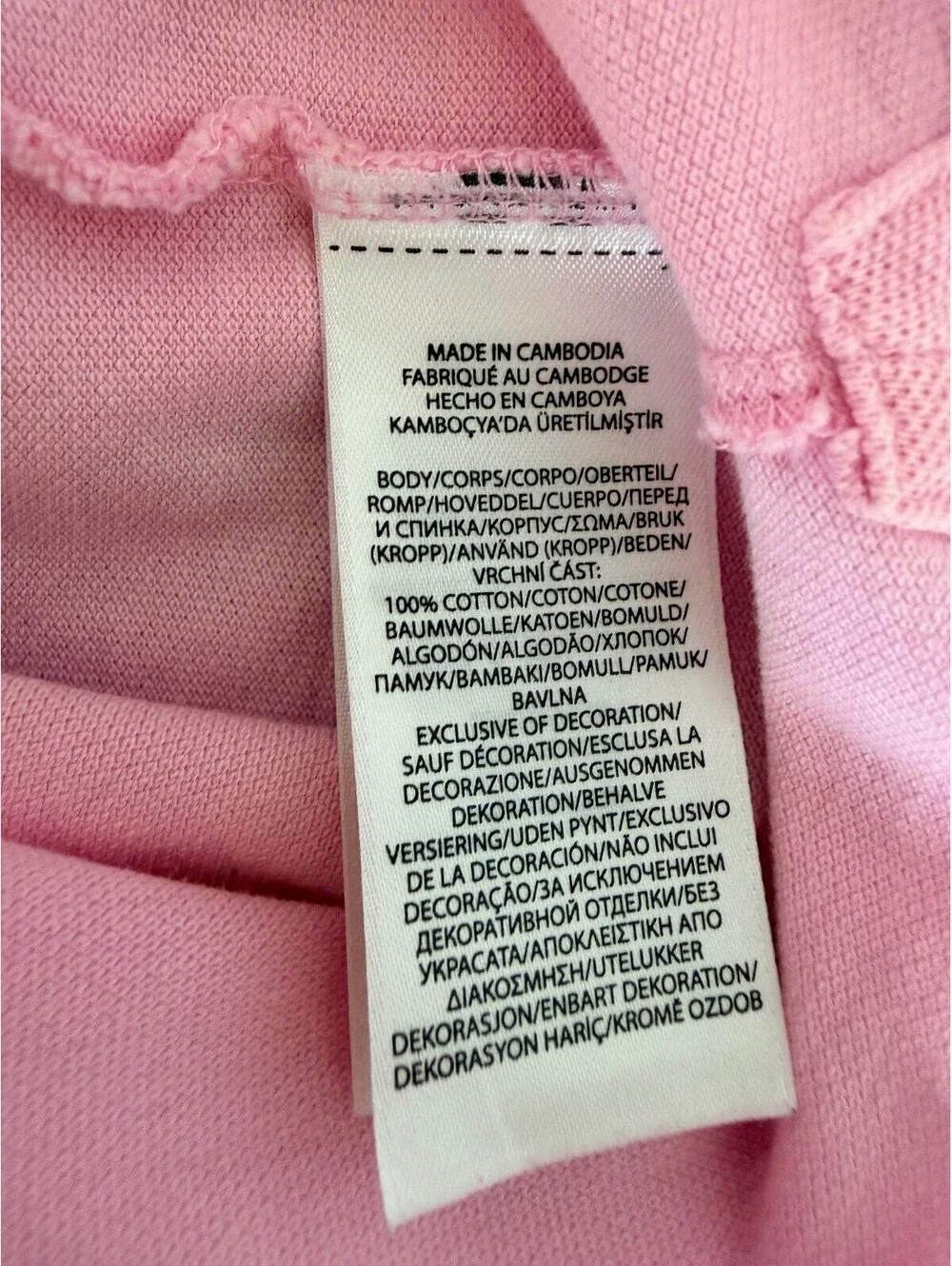 Polo Ralph Lauren Pink Classic Fit Polo Shirt Youth L (14-16) 100% Cotton